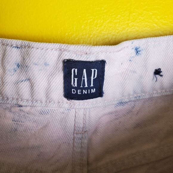 Gap Tie Dye Straight Cut Jeans Size 4 Tall - Picture 9 of 11